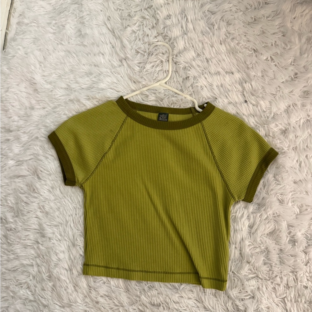 Olive Green Kids Shirt